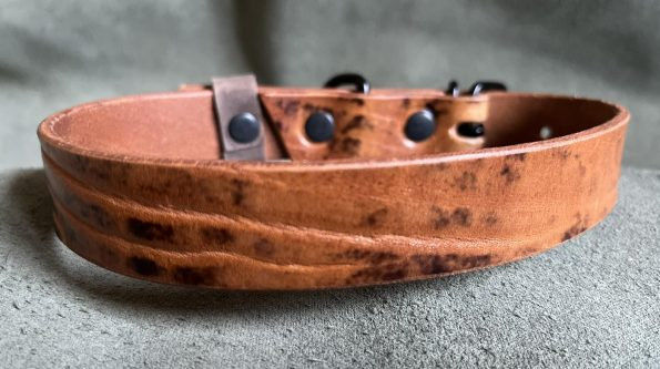 Бутиков кожен нашийник- №142 3