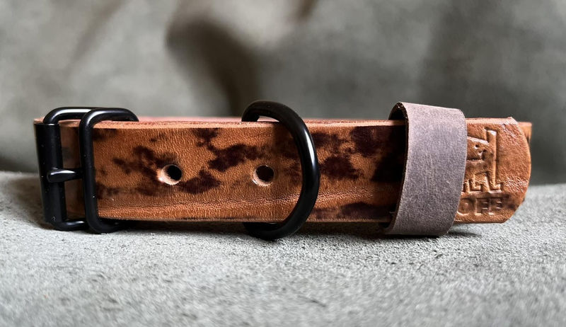 Бутиков кожен нашийник- №142 2