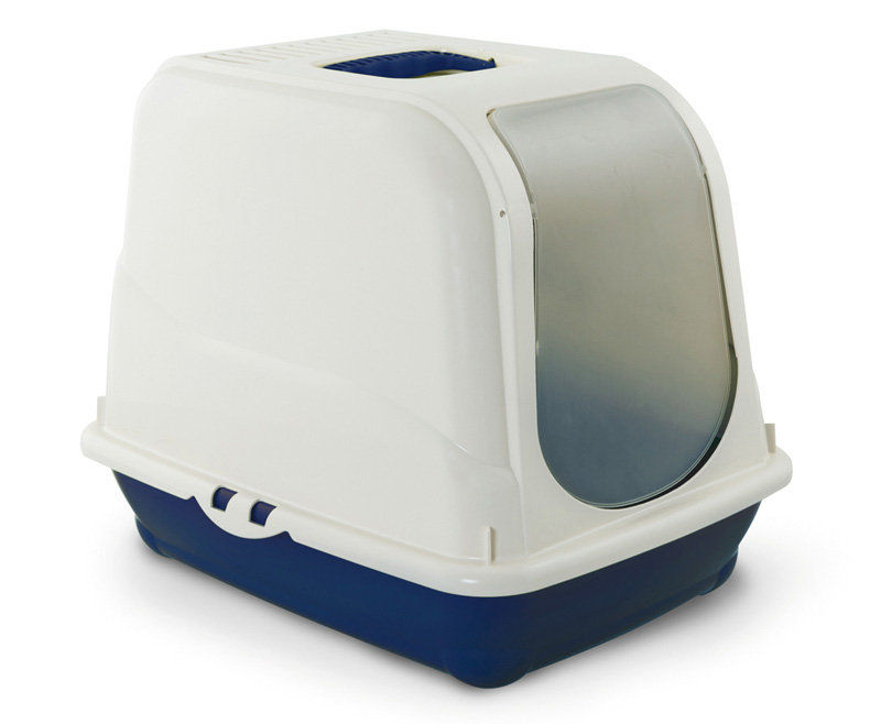 Record OLIVER closed cat litter – Закрита котешка тоалетна 46 х 35 х 40 см. Сив