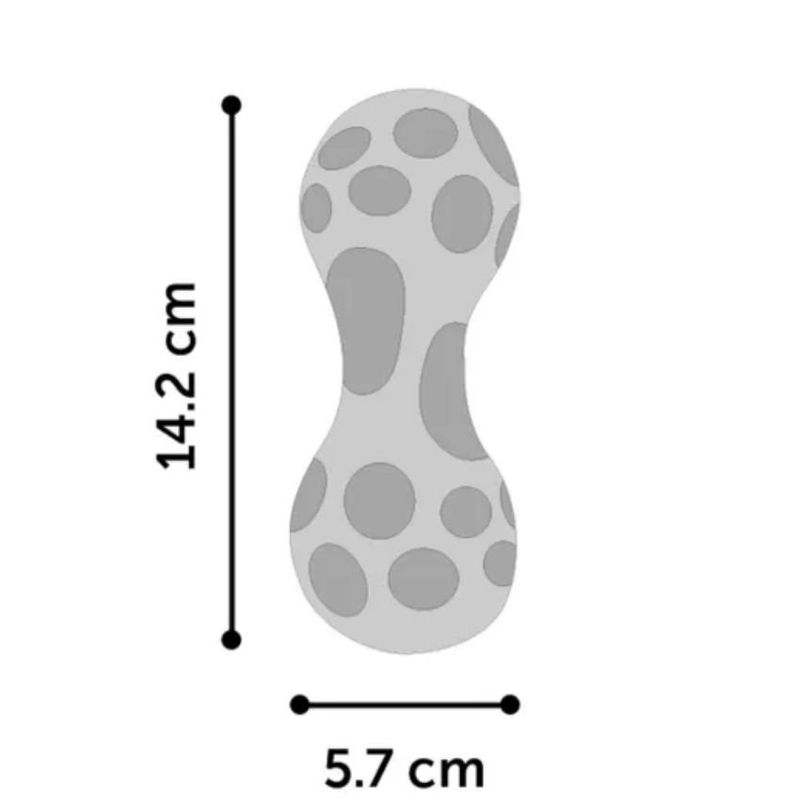 Гумен дъмбел Flamingo Wido squeak dumbbell със звук син 2