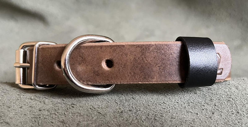 Бутиков кожен нашийник- №155 2