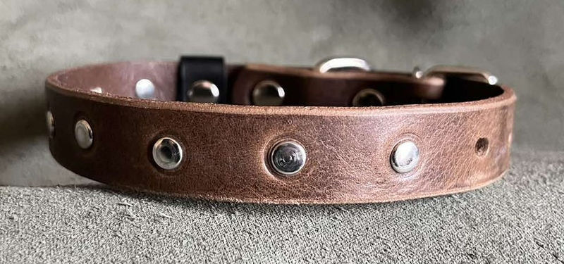 Бутиков кожен нашийник- №155 4