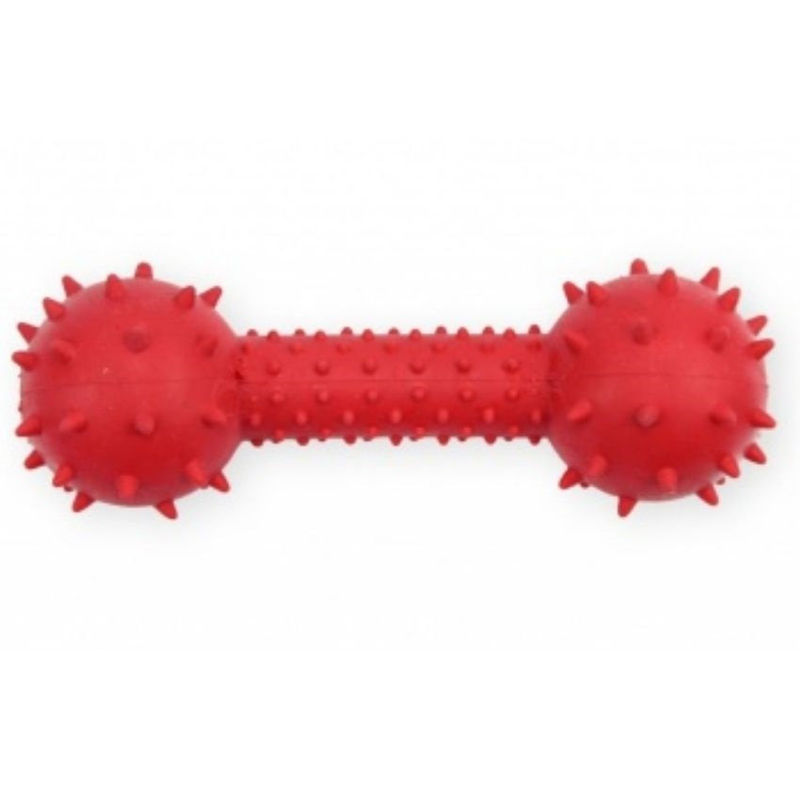 Дентална, гумена играчка за кучета PET NOVA – гиричка със звънче 14см, с аромат на телешко 14 см. 2