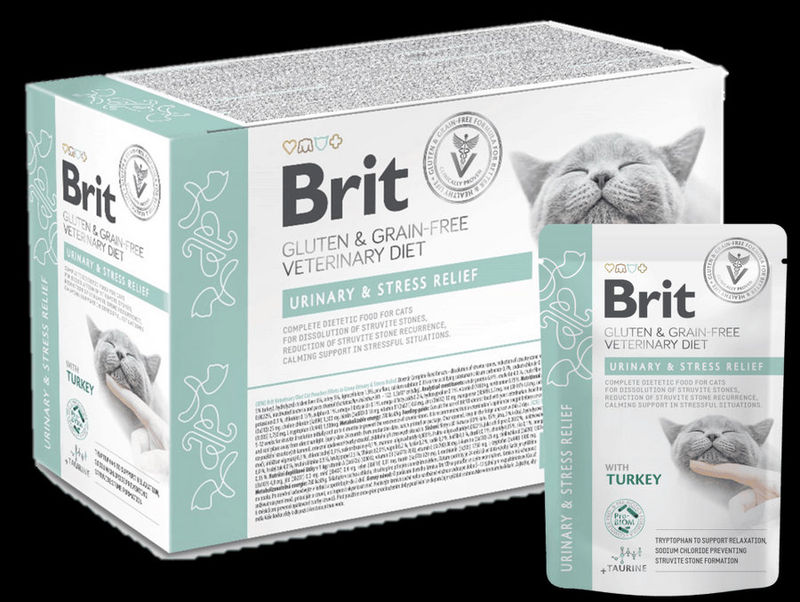 Brit Grain & Gluten-Free VD Cat Pouch fillets in Gravy Urinary & Stress Relief 85 g