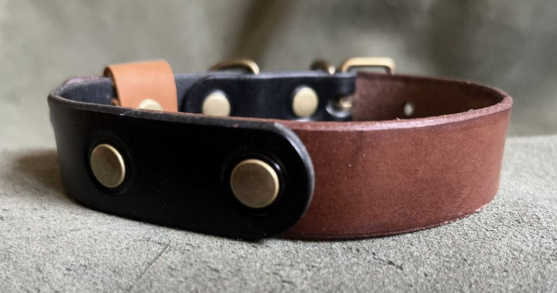 Бутиков кожен нашийник- №139 4