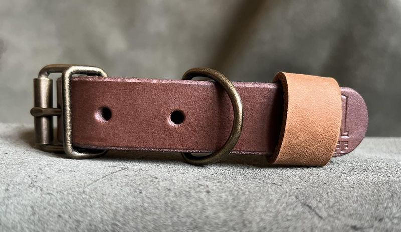 Бутиков кожен нашийник- №139 2