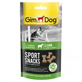 GIMDOG SPORTSNACKS WITH LAMB 60G