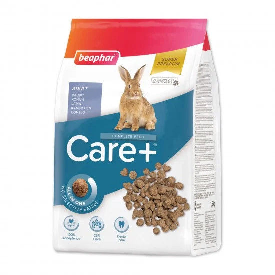 Beaphar CARE+ Rabbit - суперпремиум храна за зайци, 1.5 кг.