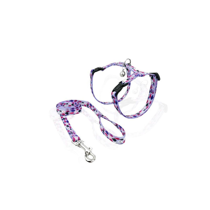 Котешки нагръдник с повод PET INTEREST Cat Harness & Leash Fish Flock 4