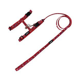 Котешки нагръдник с повод PET INTEREST Cat Harness & Leash Fish Flock 14