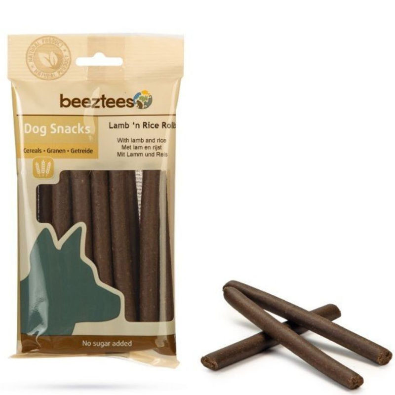 Лакомство за куче пръчици с агнешко и ориз – Beeztees Lamb & Rice Rolls 0.150 кг.