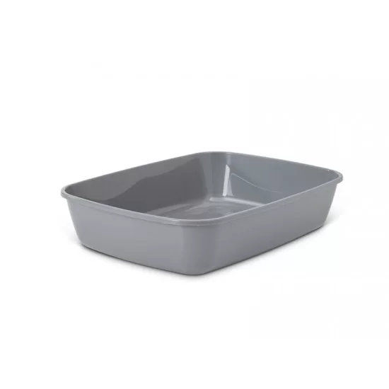 Котешка тоалетна Iriz 50х37х14 сиво БЕЗ БОРД