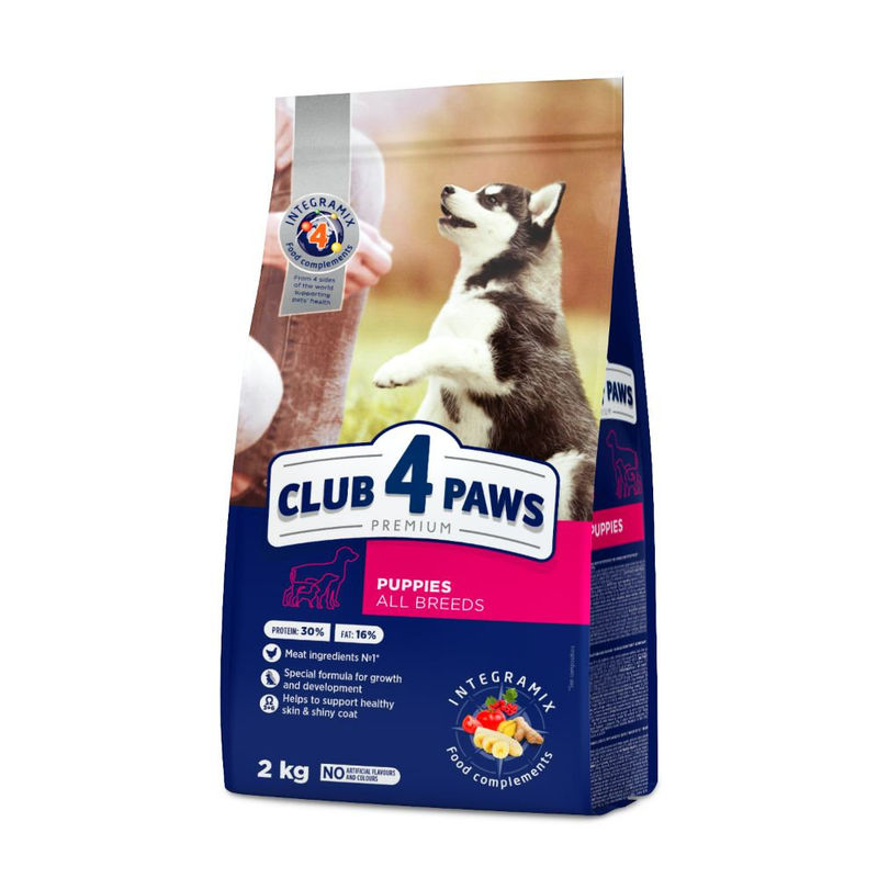 CLUB 4 PAWS DOG ALL BREED PUPPY WITH CHICKEN – Пълноценна, премиум храна за малки кученца от всички породи 6