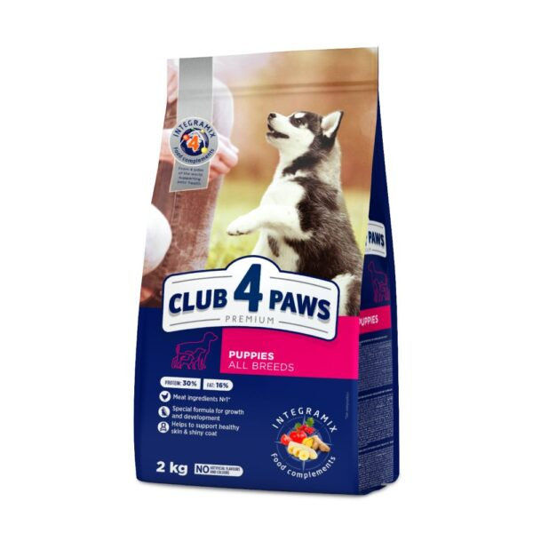 CLUB 4 PAWS DOG ALL BREED PUPPY WITH CHICKEN – Пълноценна, премиум храна за малки кученца от всички породи 5