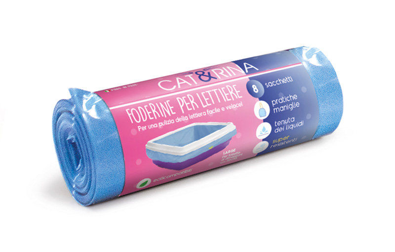 Cat&Rina Cat’s litter box liners – Пликчета за котешка тоалетна 8бр. 8 бр.