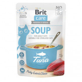 Деликатесен пауч за котки Brit Care Cat Soup with Tuna супа с риба тон, БЕЗ зърнени култури 2