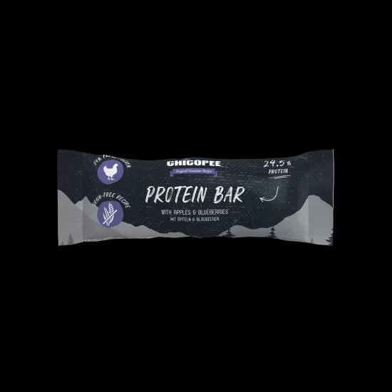 Chicopee Protein Bar протеинов бар с пилешко, ябълки и боровинки, 9 см, 25 г