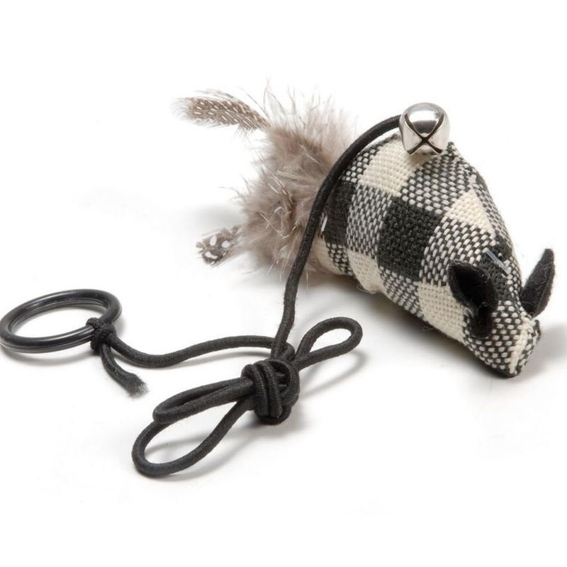 Котешка играчка Record  с перце на въженце 7,5 см.  Кафяв 2