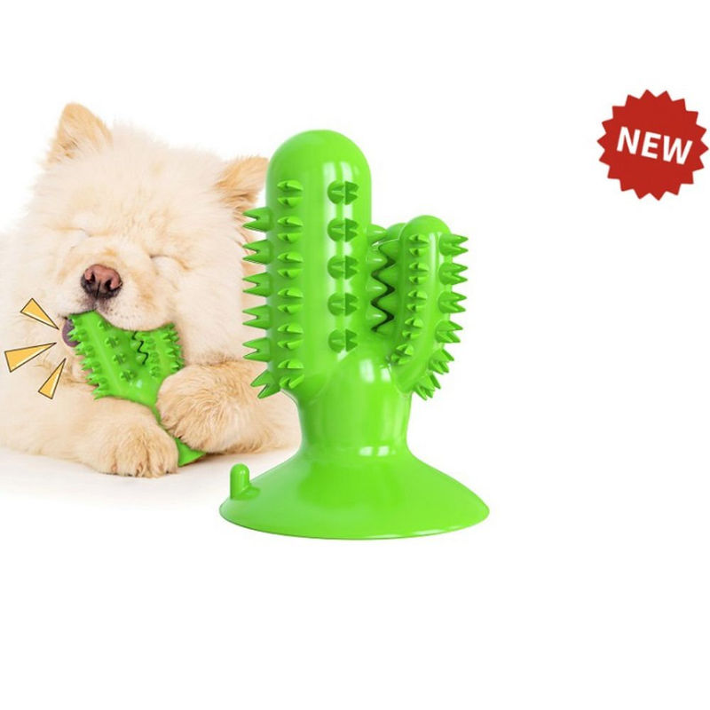 Дентална играчка за куче PET INTEREST SQUEAKER CACTUS DOG TOOTHBRUSH 10