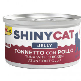 GC SHINYCAT JELLY TUNA WITH CHICKEN 70g