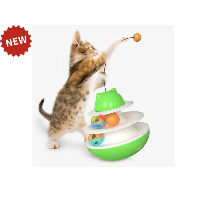 Интерактивна играчка балансиращ се грамофон PET INTEREST Shake The Turntable Cat Toy 4