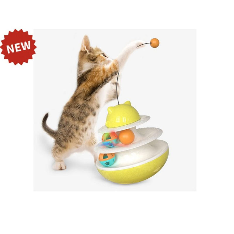 Интерактивна играчка балансиращ се грамофон PET INTEREST Shake The Turntable Cat Toy 6
