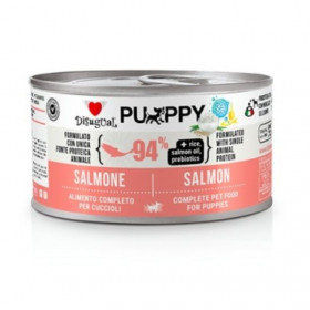 Консервирана храна за подрастващи кученца Disugual Puppy wet food Salmon с 94% сьомга 150гр.