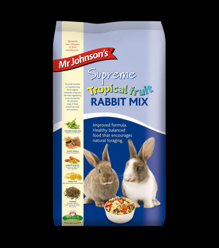 Mr Johnson’s Supreme Tropical Fruit RABBIT MIX Храна за Зайчета с Тропически Плодове