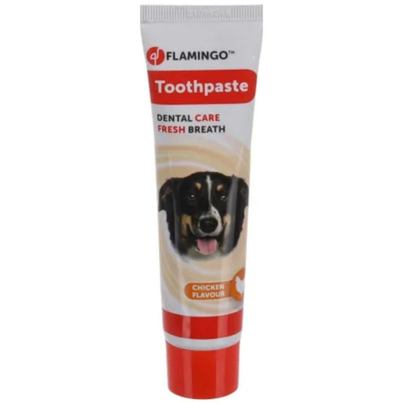 Паста за зъби за кучета Flamingo DAFRA 85гр-  с вкус на пиле 1 бр.