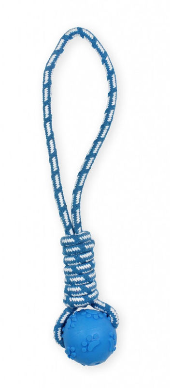 Кучешка играчка за дърпане с гумена топка PET NOVA 40см 40 см. 2