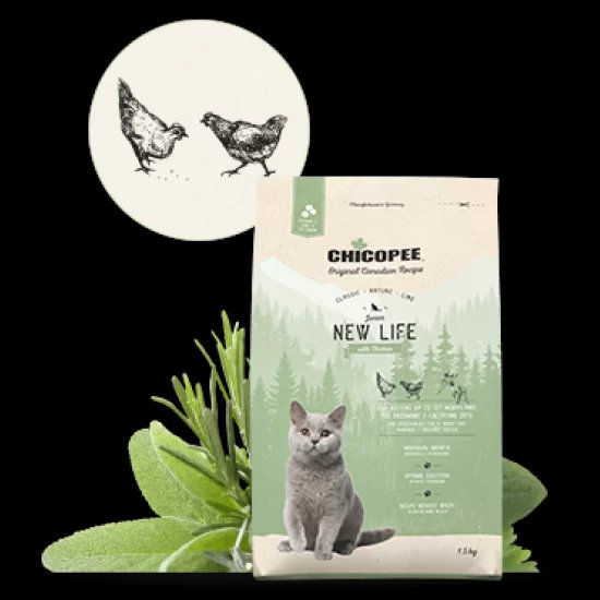 Храна за котка Chicopee Classic Nature Line Kitten до 12 месеца, 1.5 кг