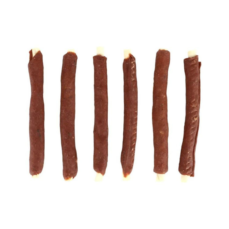 Солети от пресована кожа Flamingo Wrapped sticks обвити в заешко 70 гр. 2