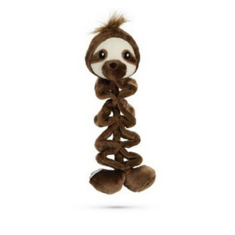 Eластична , плюшена играчка Beeztees за куче – Ленивец Кафяв