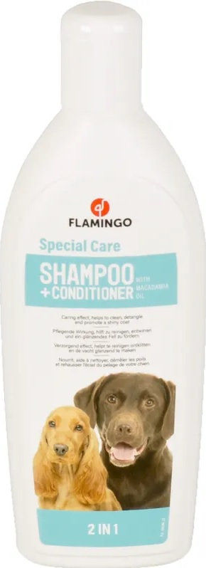 Шампоан и балсам 2в1 Flamingo за кучета, 300мл 300мл.
