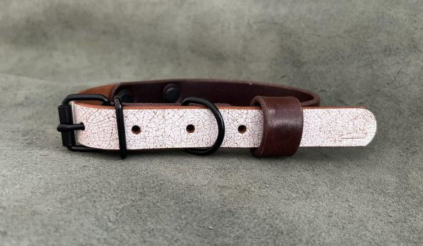 Бутиков кожен нашийник- №105