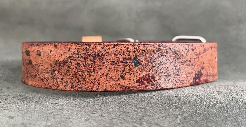 Бутиков кожен нашийник- №126 4