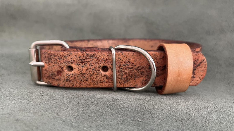 Бутиков кожен нашийник- №126 2