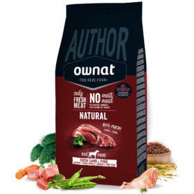 Ултра премиум суха храна за кучета OWNAT AUTHOR FRESH LAMB & PORK 10кг.