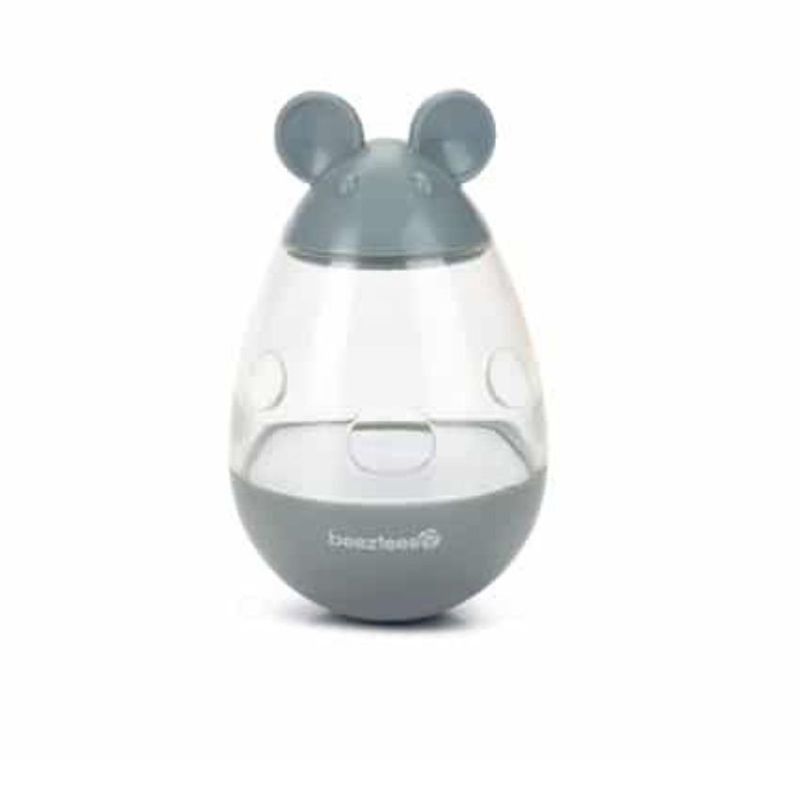 Интерактивна пластмасова играчка Beeztees за котки,с място за лакомства- мишка Сив