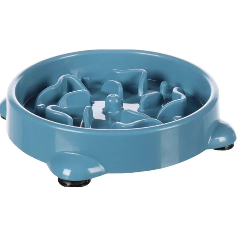 Кръгла купа за бавно хранене за лакоми кучета – Flamingo SLOW FEEDER BENO 300 ml 16 x 16 x 3,5 см  300мл.