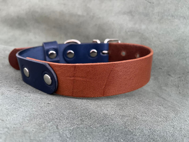 Бутиков кожен нашийник- №121 4