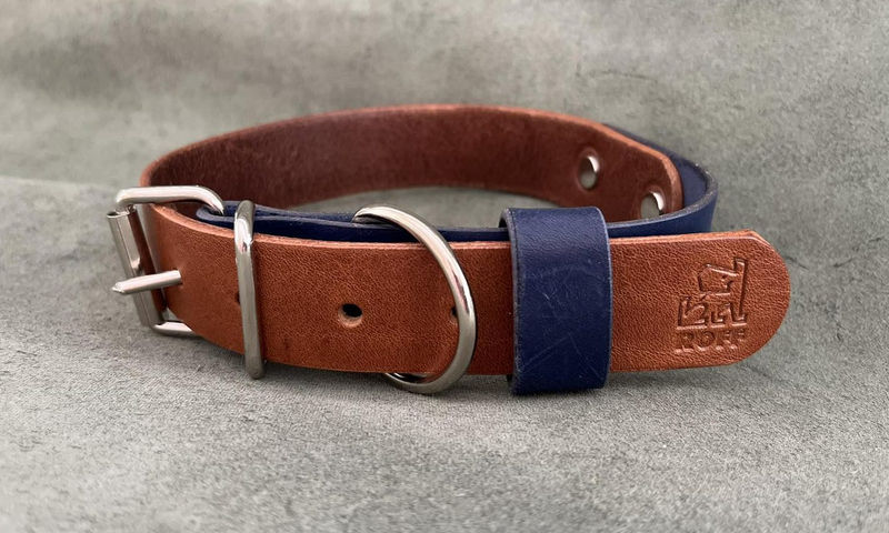 Бутиков кожен нашийник- №121 2