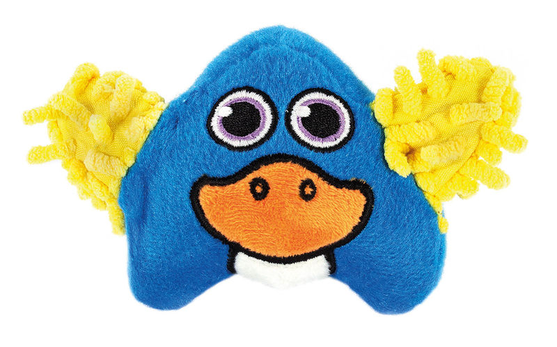 Плаваща, плюшена играчка за кучета със звук пате 15 см. Record Funny Face  15 см. 2