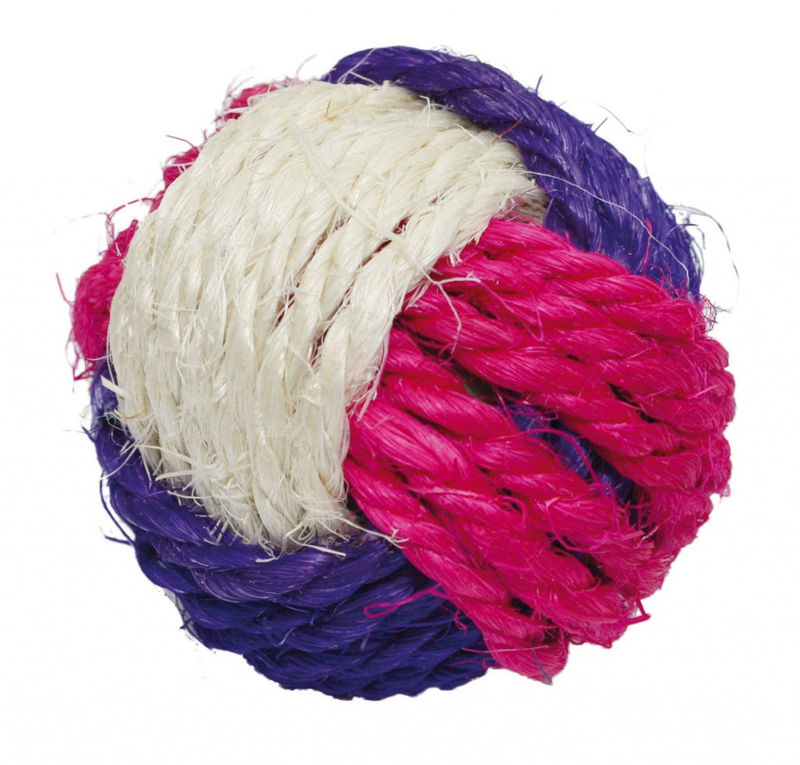 Kонопена топка за котки PET NOVA 6 см. микс