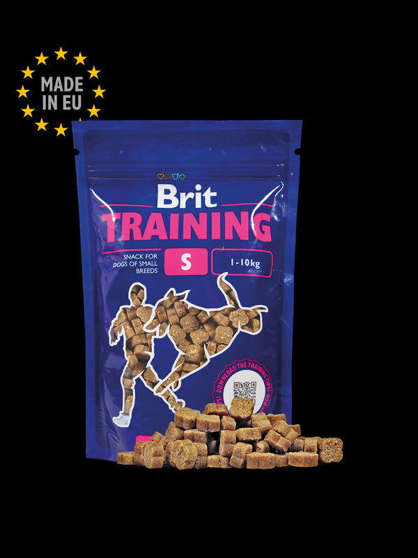 Полумеки лакомства за кучета от малки породи Brit Training Snack S подходящи за тренировки 200гр.