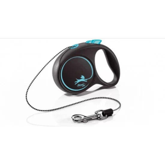 flexi Black Design XS - 3м въже, до 8кг, светло синьо