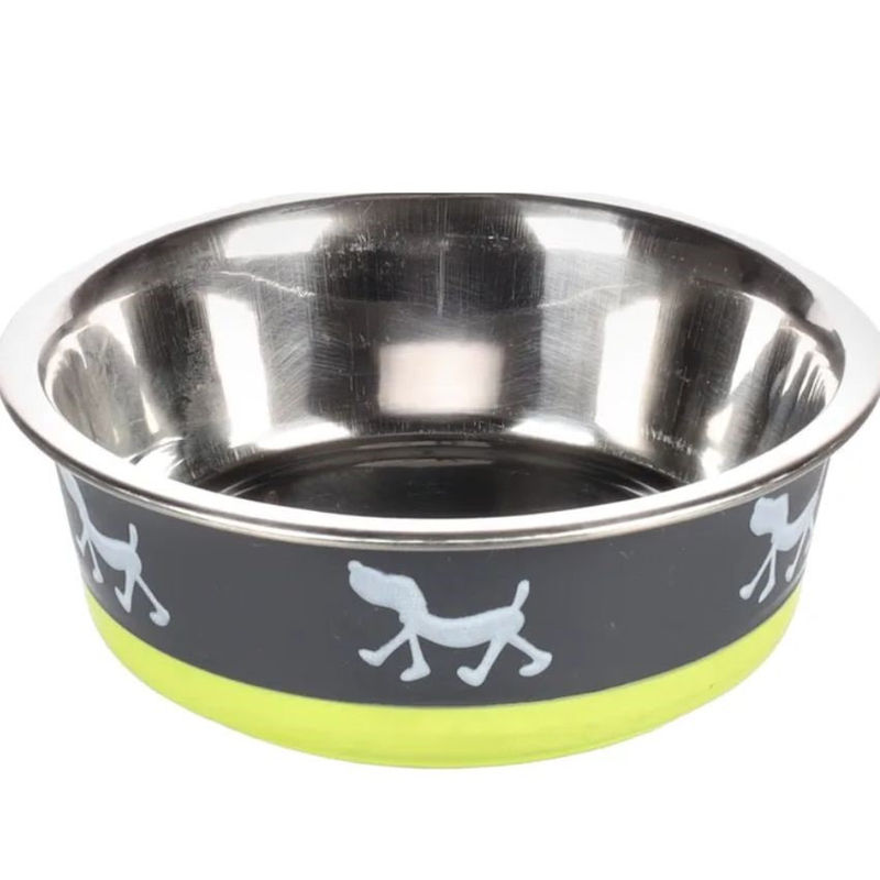 Метална купа за кучета Flamingo BOWL SILHOUETTE 400ML 14 см 400мл. 2
