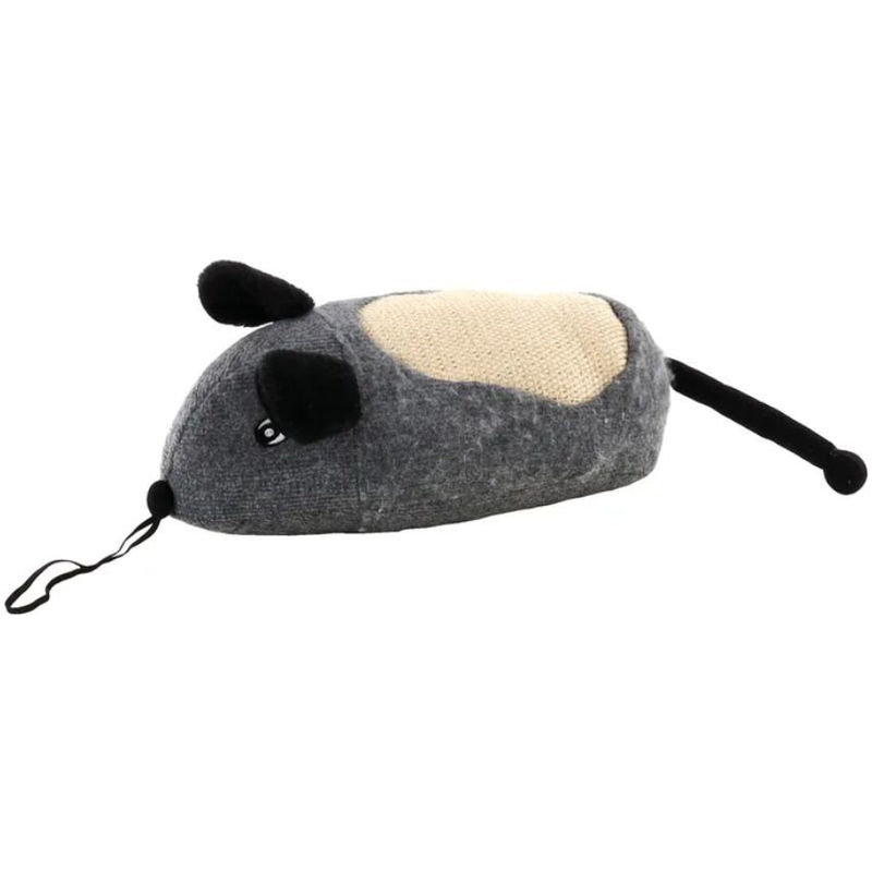 Гигантска мишка Flamingo Giant mouse with scratcher с драскалка за котки 40 см. Сив 5