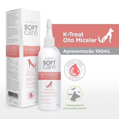 SOFT CARE K-TREAT МИЦЕЛАРЕН ЛОСИОН ЗА УШИ 100 МЛ