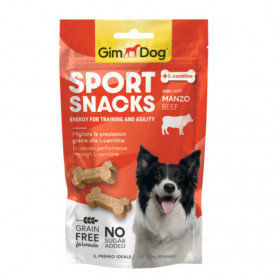 GIMDOG SPORTSNACKS WITH BEEF 60G
